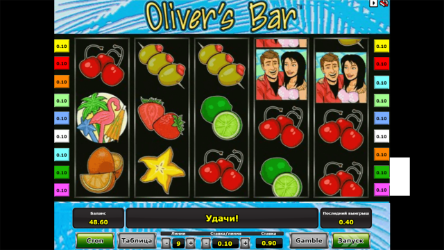 Бонусная игра Oliver's Bar 3