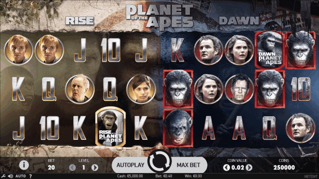 Игровой интерфейс Planet Of The Apes 1